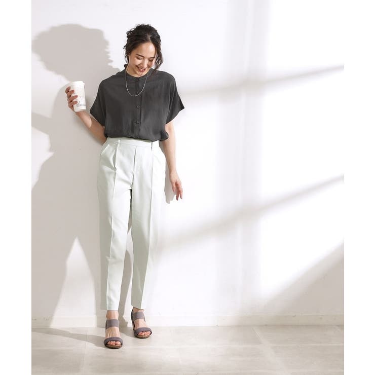 【洗える/SS-3L】すっきりキレイにかっこよく 大人のテーパードパンツ | SHOO・LA・RUE | 詳細画像67 