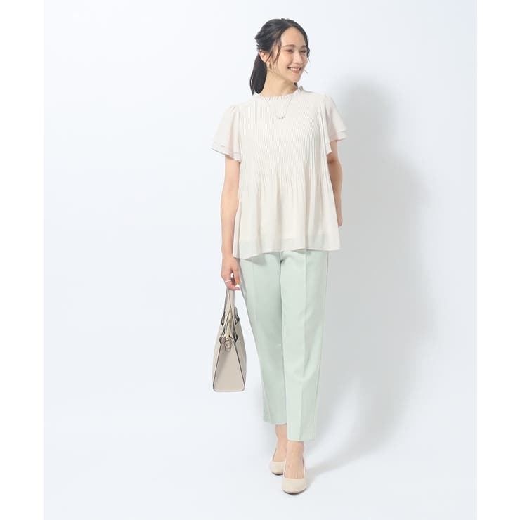 【洗える/SS-3L】すっきりキレイにかっこよく 大人のテーパードパンツ | SHOO・LA・RUE | 詳細画像68 