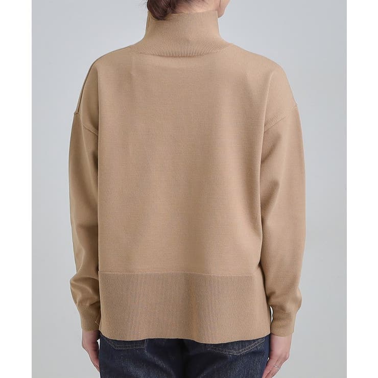 【2点セット/S-LL】時短で決まる もちもちニット＆裾シャツインナー | SHOO・LA・RUE | 詳細画像28 