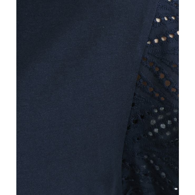 【汗じみ防止/ひんやり/S-LL】お袖フレアレースTシャツ | SHOO・LA・RUE | 詳細画像20 