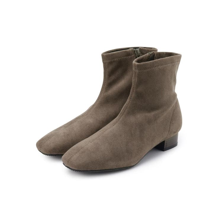 トープ(054) | 軽くて歩きやすい ローヒール あったかストレッチブーツ | SHOO・LA・RUE