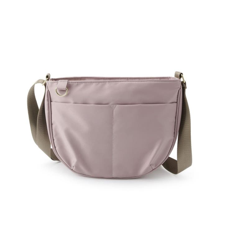 【撥水】フロントポケットハーフムーンショルダーバッグ | SHOO・LA・RUE | 詳細画像18 