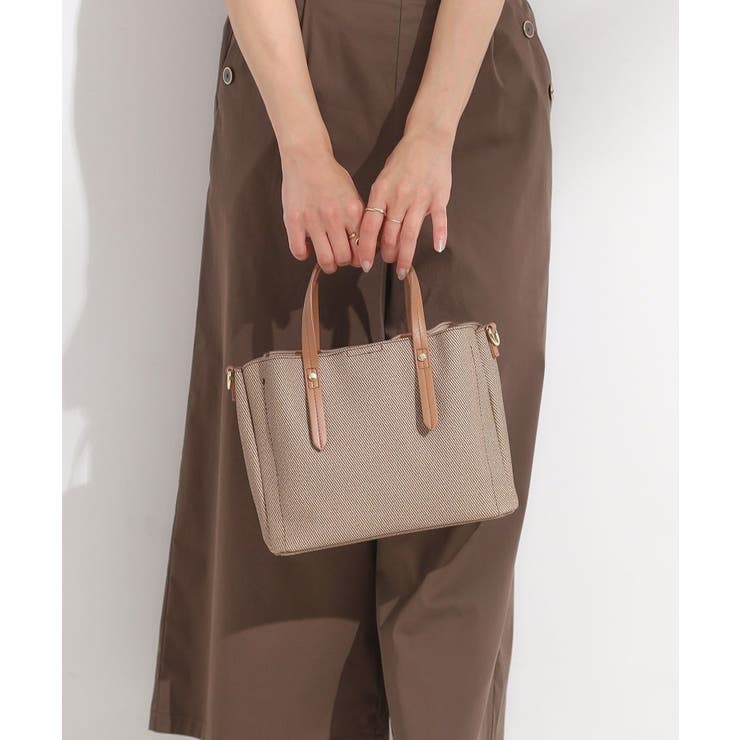 モカブラウン(542) | 【2WAY】キャンバス風合皮トート | SHOO・LA・RUE