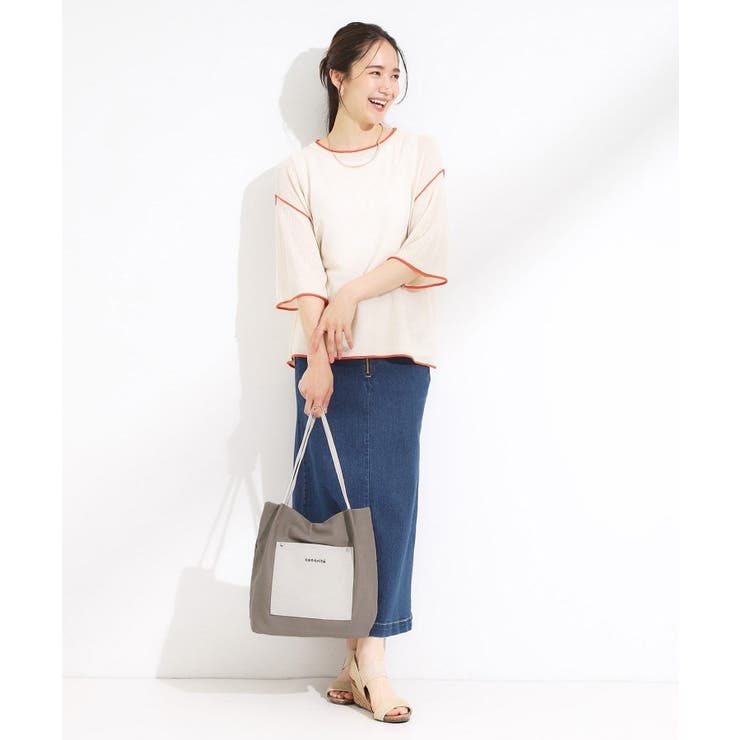 シンプルだから使いやすい つまみハンドル帆布トートバッグ | SHOO・LA・RUE | 詳細画像2 