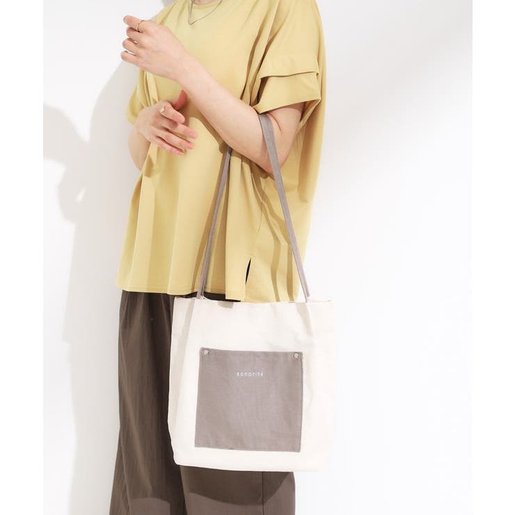 シンプルだから使いやすい つまみハンドル帆布トートバッグ | SHOO・LA・RUE | 詳細画像7 