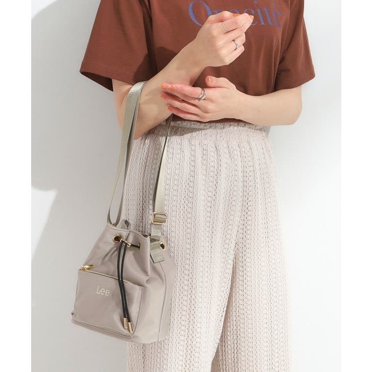 【Lee別注/撥水】巾着ショルダーバッグ | SHOO・LA・RUE | 詳細画像5 