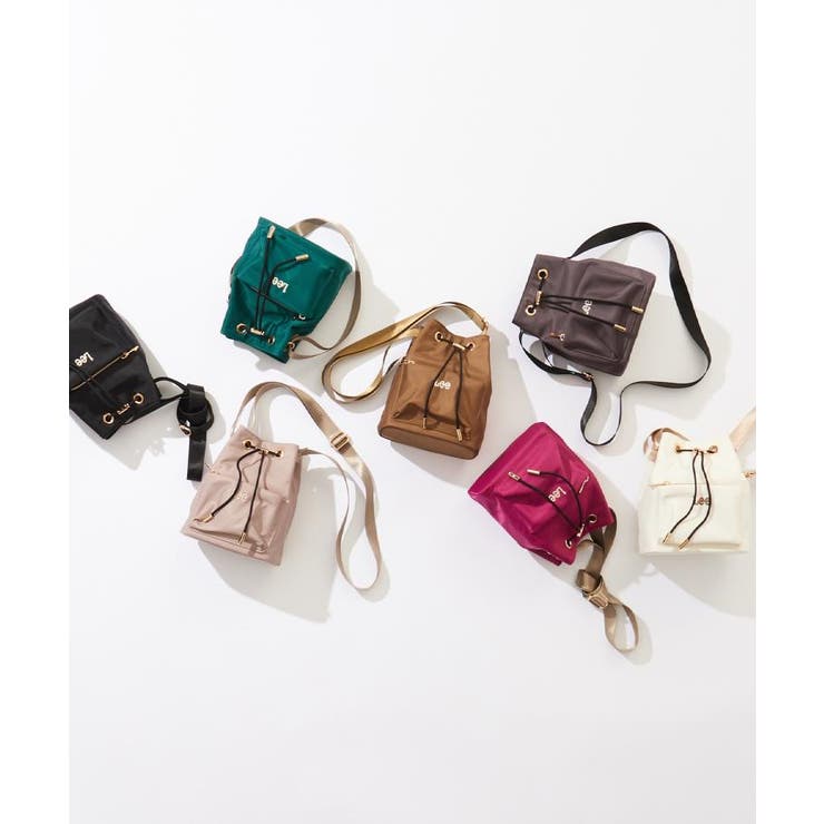 【Lee別注/撥水】巾着ショルダーバッグ | SHOO・LA・RUE | 詳細画像36 