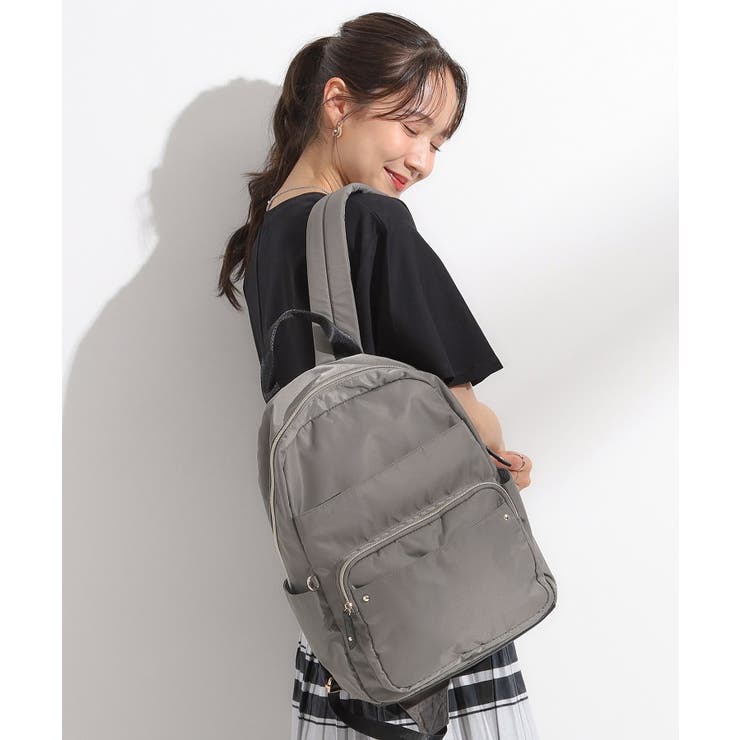 【撥水】整理整頓できちゃうリュック【低反発ショルダー】 | SHOO・LA・RUE | 詳細画像1 