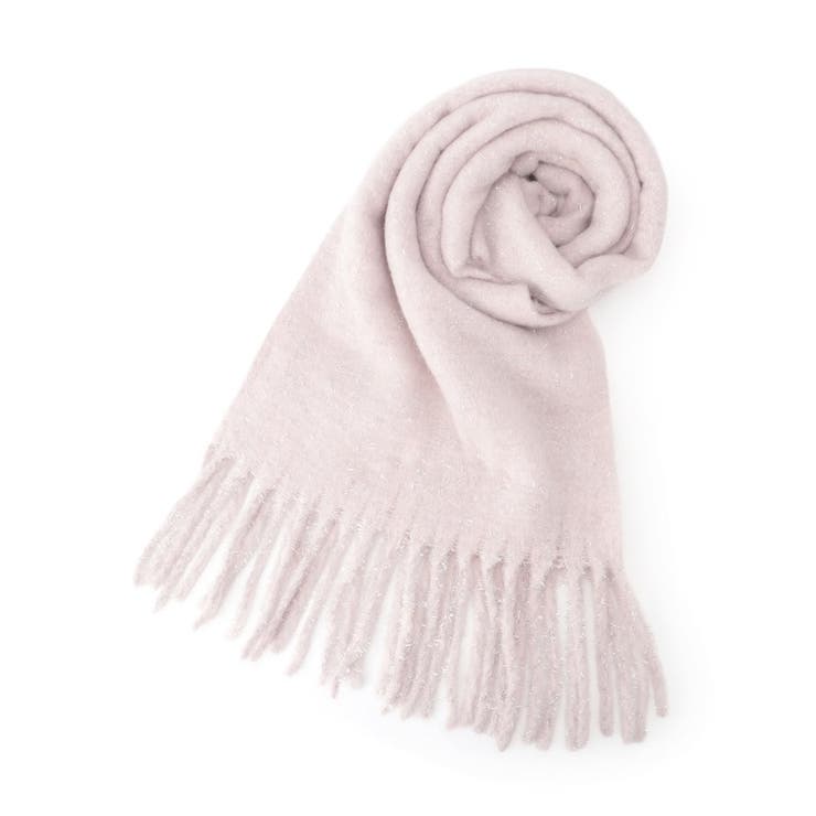 ピンク(072) | 太フリンジラメストール | SHOO・LA・RUE