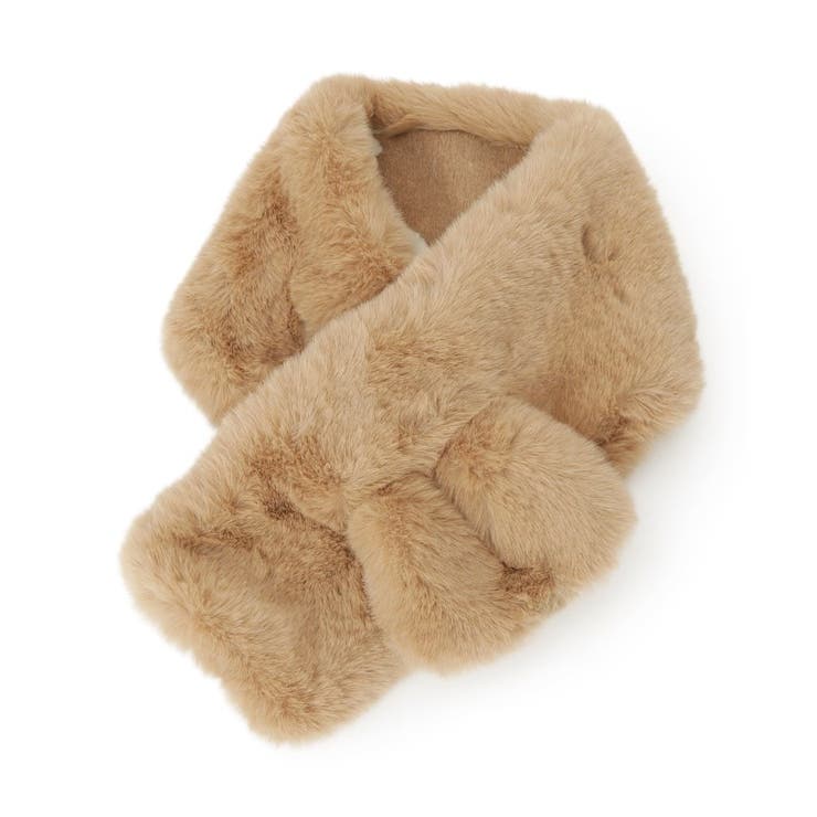 ベージュ(452) | リバーシブルフラワーファーティペット | SHOO・LA・RUE