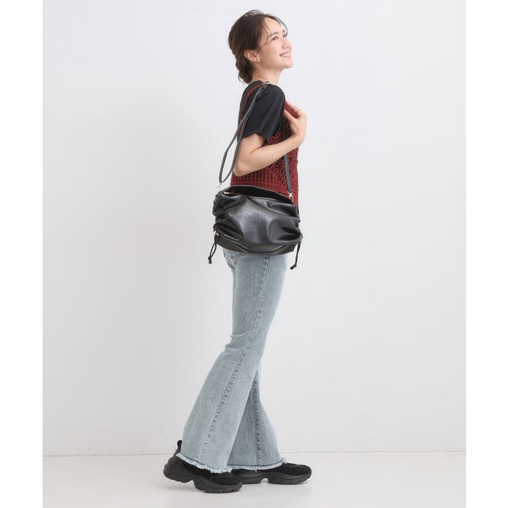 サイドギャザーミニショルダーバッグ | SHOO・LA・RUE | 詳細画像2 