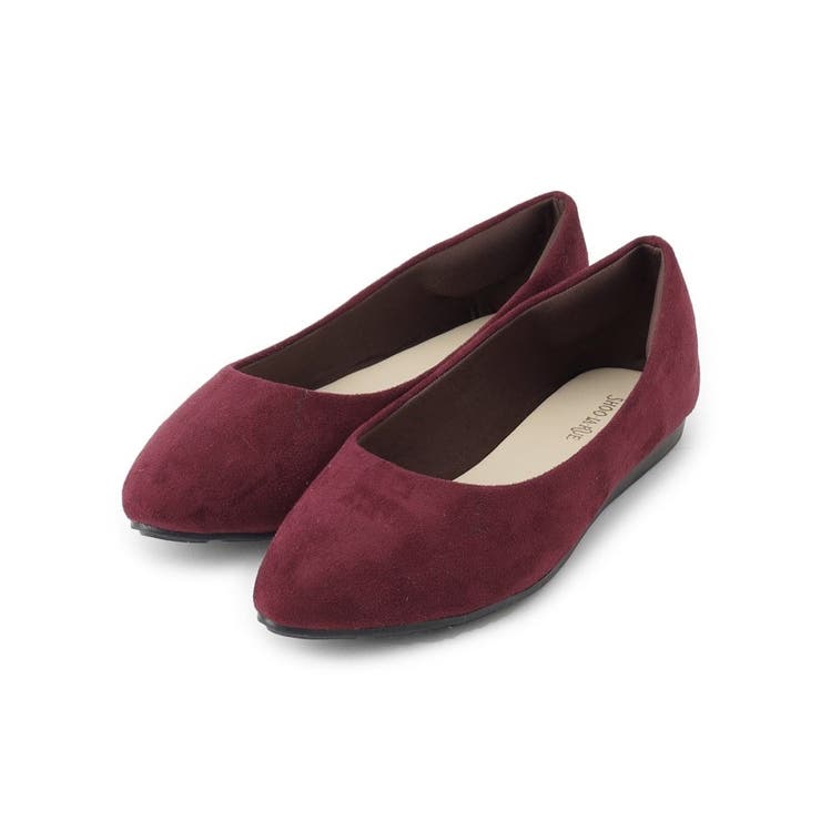 ボルドー(064) | ラクチン フラットパンプス | SHOO・LA・RUE