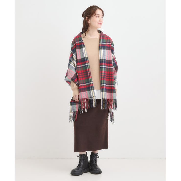 THROW スロー Reversible Gingham Check ストール THROW スロー Reversible Gingham Check ストール - メルカリ