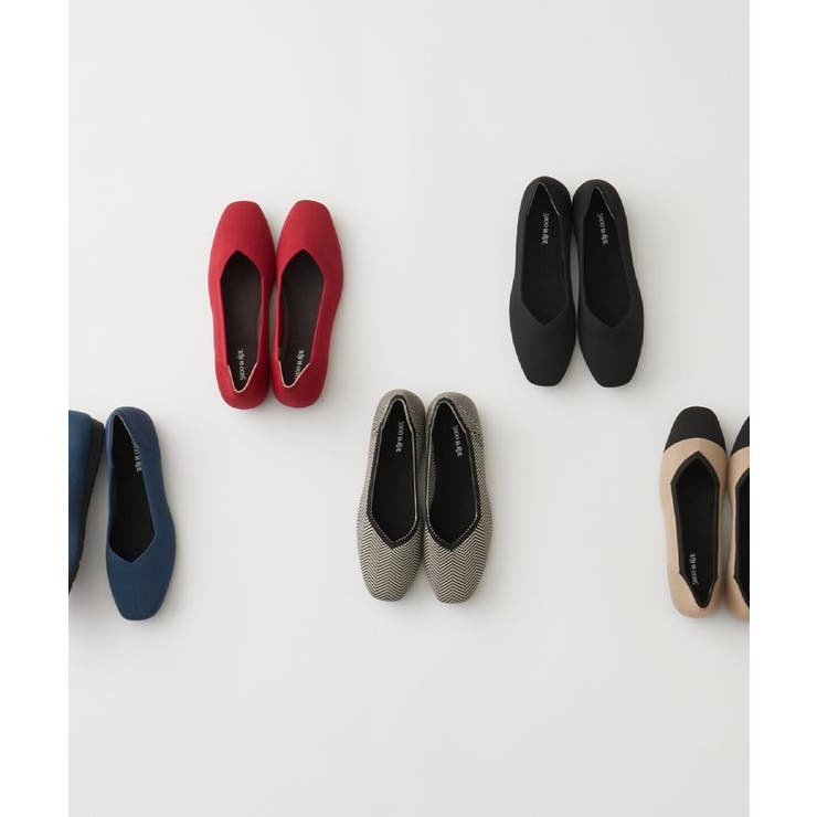 【22.5cm-24.5cm】洗えてさらさらニットパンプス | SHOO・LA・RUE | 詳細画像15 