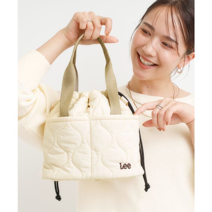 アイボリー(804) | 【Lee別注】巾着ショルダーバッグ | SHOO・LA・RUE