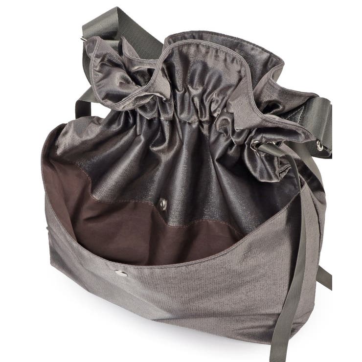 シャイニー生地巾着ショルダーバッグ | SHOO・LA・RUE | 詳細画像23 