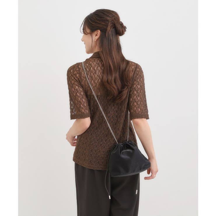 ブラック(019) | チェーンミニショルダーバッグ | SHOO・LA・RUE