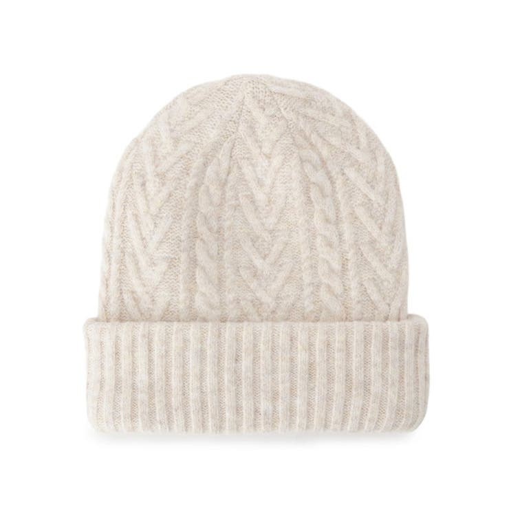 ライトベージュ(051) | リバーシブルニット帽 | SHOO・LA・RUE