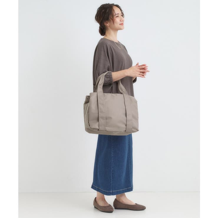 【撥水】両あおりビッグトートバッグ【2WAY】 | SHOO・LA・RUE | 詳細画像4 