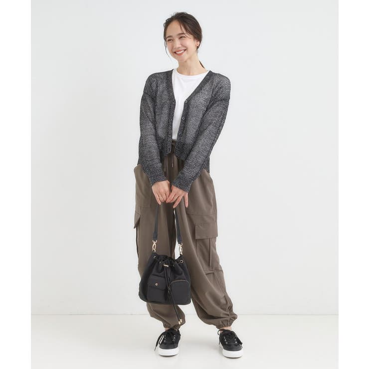 【撥水】2WAY巾着ショルダーバッグ | SHOO・LA・RUE | 詳細画像4 