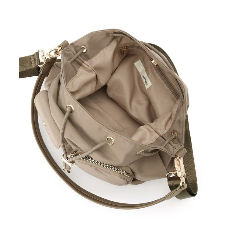 【撥水】2WAY巾着ショルダーバッグ | SHOO・LA・RUE | 詳細画像14 