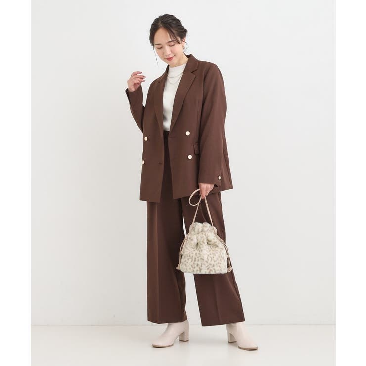 フェイクファー巾着ショルダーバッグ | SHOO・LA・RUE | 詳細画像8 