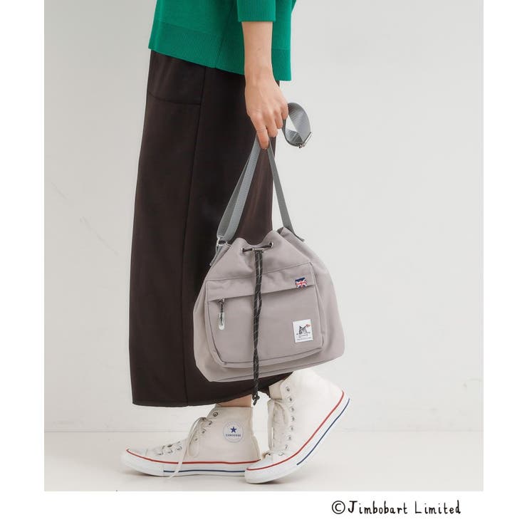 【撥水】巾着ショルダーバッグ【Jimbobart】 | SHOO・LA・RUE | 詳細画像1 