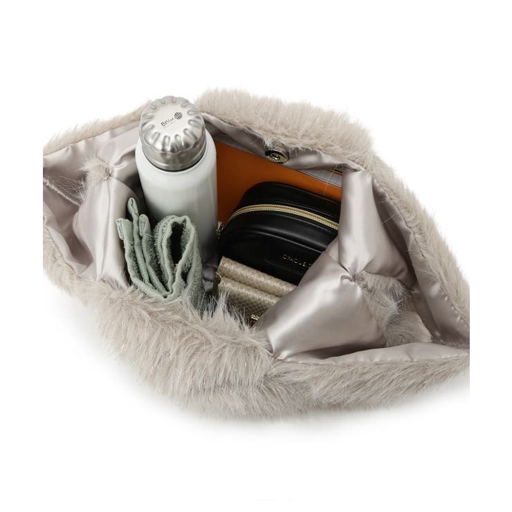 ラメ入りファートートバッグ | SHOO・LA・RUE | 詳細画像16 