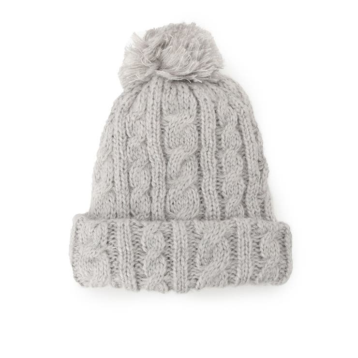 ライトグレー(011) | マフラーにもなる 2WAYニット帽 | SHOO・LA・RUE