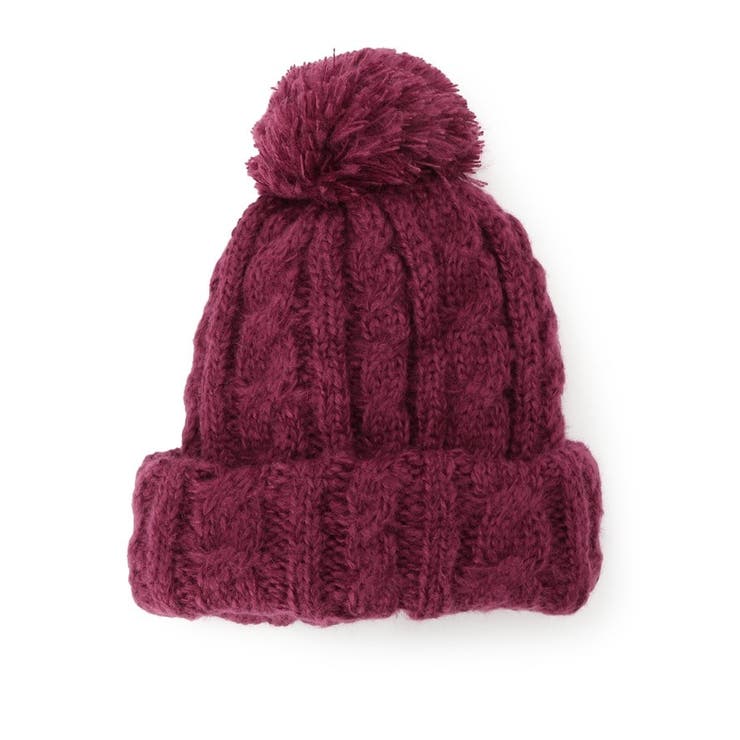 ボルドー(064) | マフラーにもなる 2WAYニット帽 | SHOO・LA・RUE