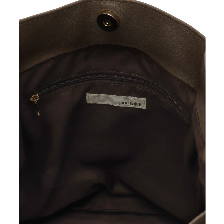 つや合皮つまみハンドルトートバッグ | SHOO・LA・RUE | 詳細画像27 