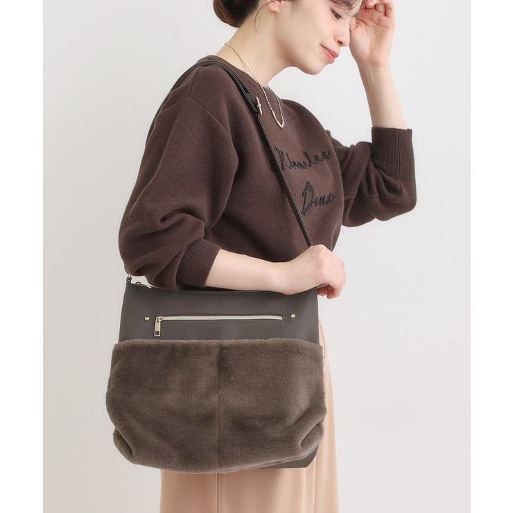 ポケットフェイクファーショルダーバッグ | SHOO・LA・RUE | 詳細画像3 