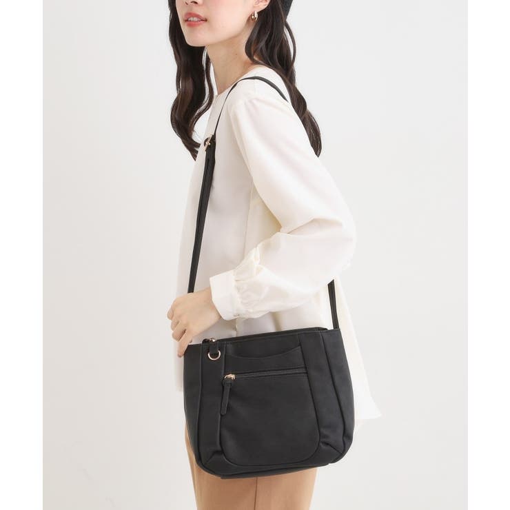 前ポケットショルダーバッグ | SHOO・LA・RUE | 詳細画像1 