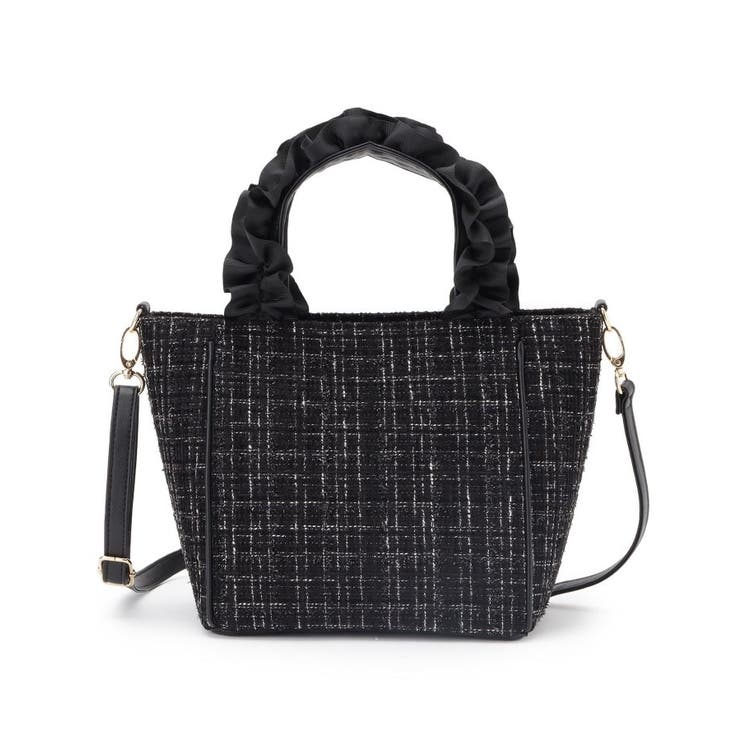 フリルハンドルツイードトートバッグ | SHOO・LA・RUE | 詳細画像7 