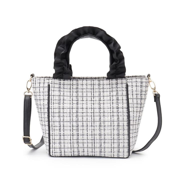 フリルハンドルツイードトートバッグ | SHOO・LA・RUE | 詳細画像9 