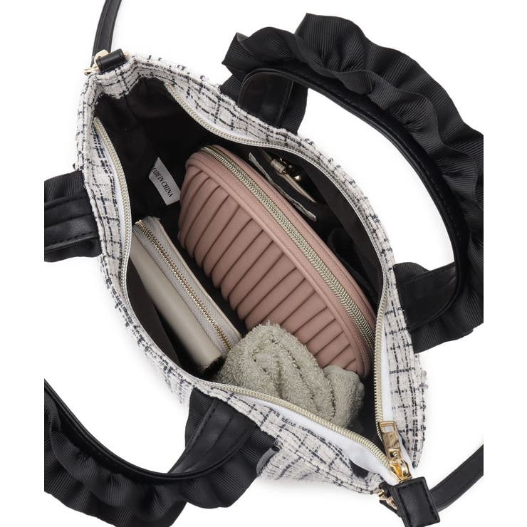 フリルハンドルツイードトートバッグ | SHOO・LA・RUE | 詳細画像16 