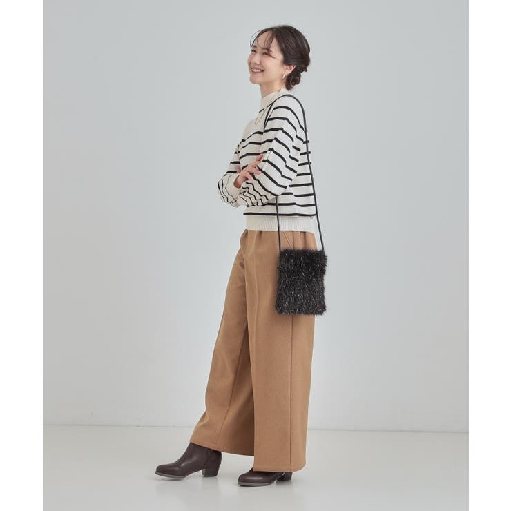 ラメ入りファーが目を惹く ミニショルダーバッグ | SHOO・LA・RUE | 詳細画像6 