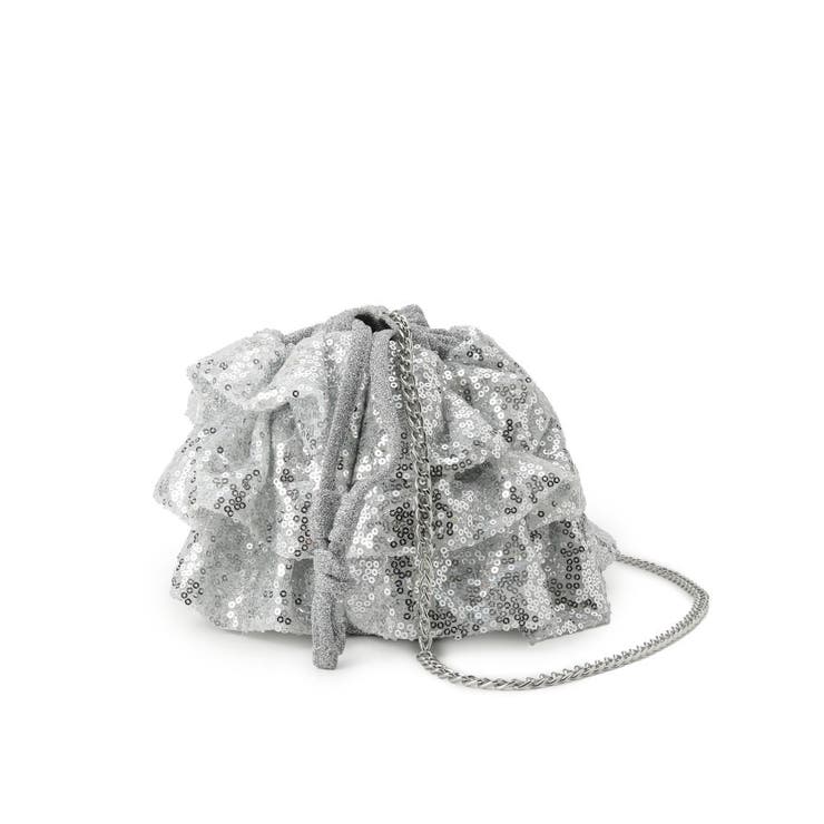 スパンコールフリル巾着ショルダーバッグ | SHOO・LA・RUE | 詳細画像10 