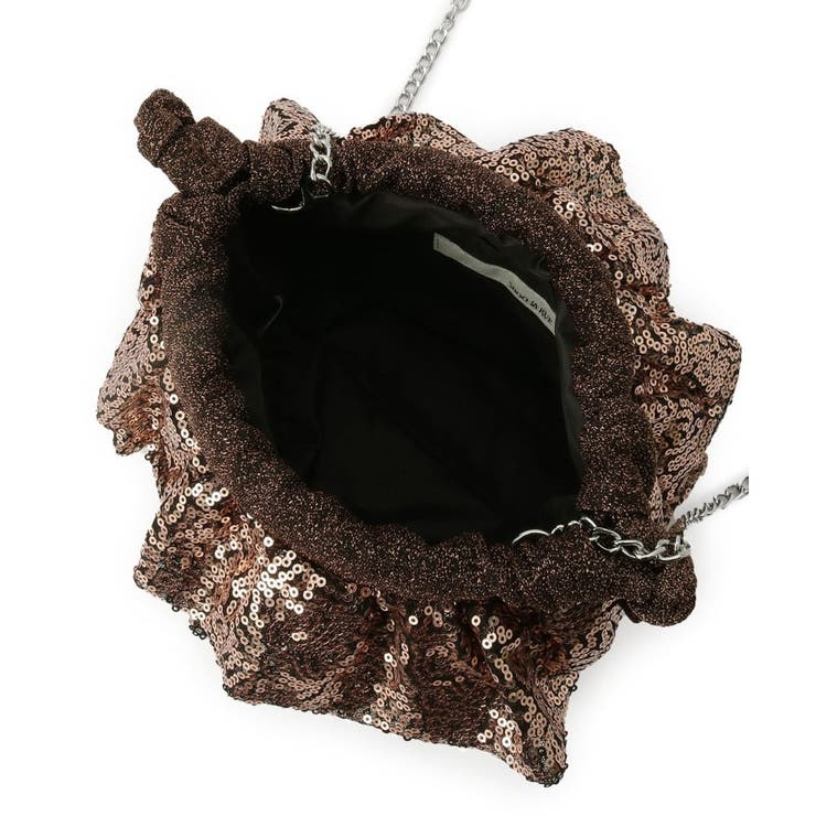 スパンコールフリル巾着ショルダーバッグ | SHOO・LA・RUE | 詳細画像15 