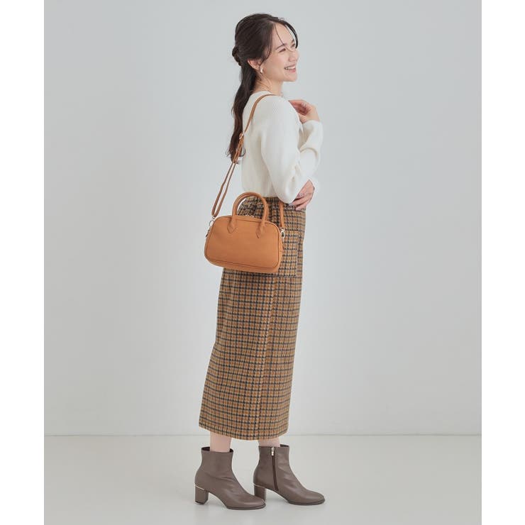 スエード調ボストンバッグ | SHOO・LA・RUE | 詳細画像4 