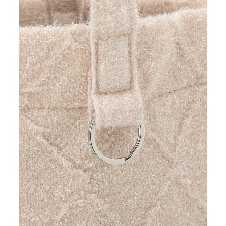 ラメ格子柄スクエアトートバッグ | SHOO・LA・RUE | 詳細画像18 