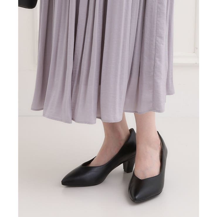 【セレモニー】5cmヒールパンプス | SHOO・LA・RUE | 詳細画像1 