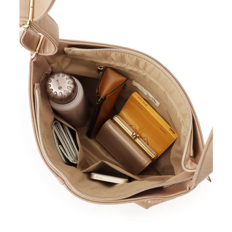 【8ポケット】フロント切り替えショルダーバッグ | SHOO・LA・RUE | 詳細画像28 