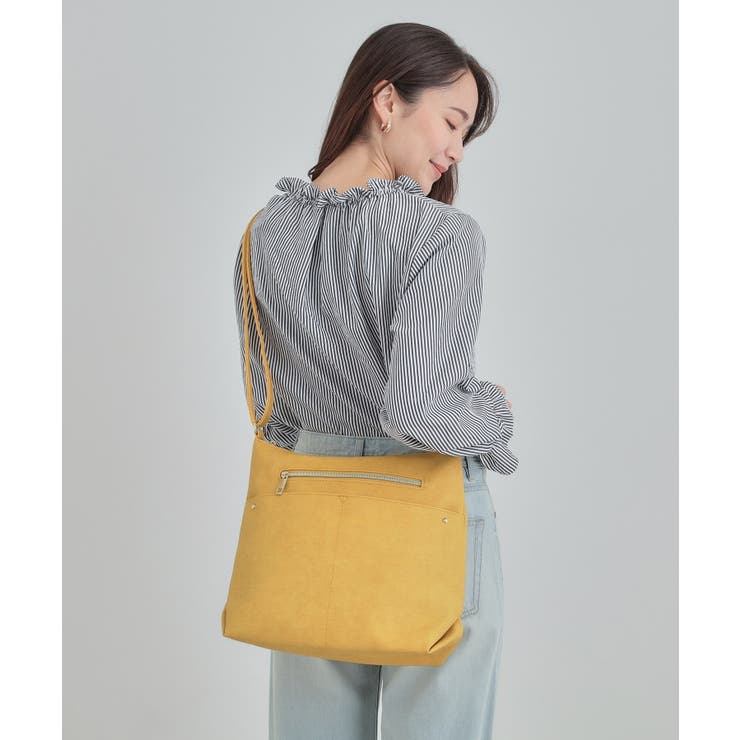 イエロー(032) | フロントWポケットショルダーバッグ | SHOO・LA・RUE