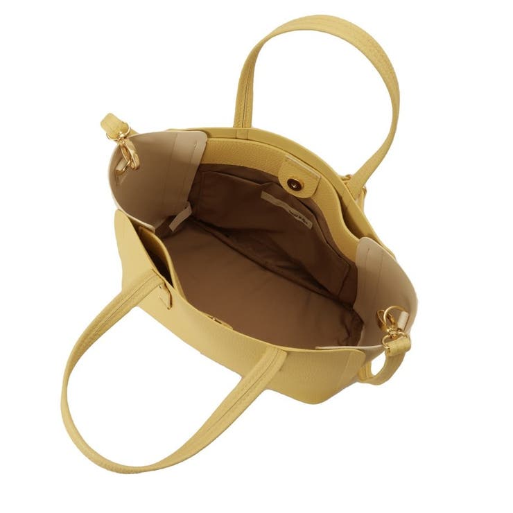 【軽量/2WAY】ハンドル金具 配色トートバッグ | SHOO・LA・RUE | 詳細画像23 