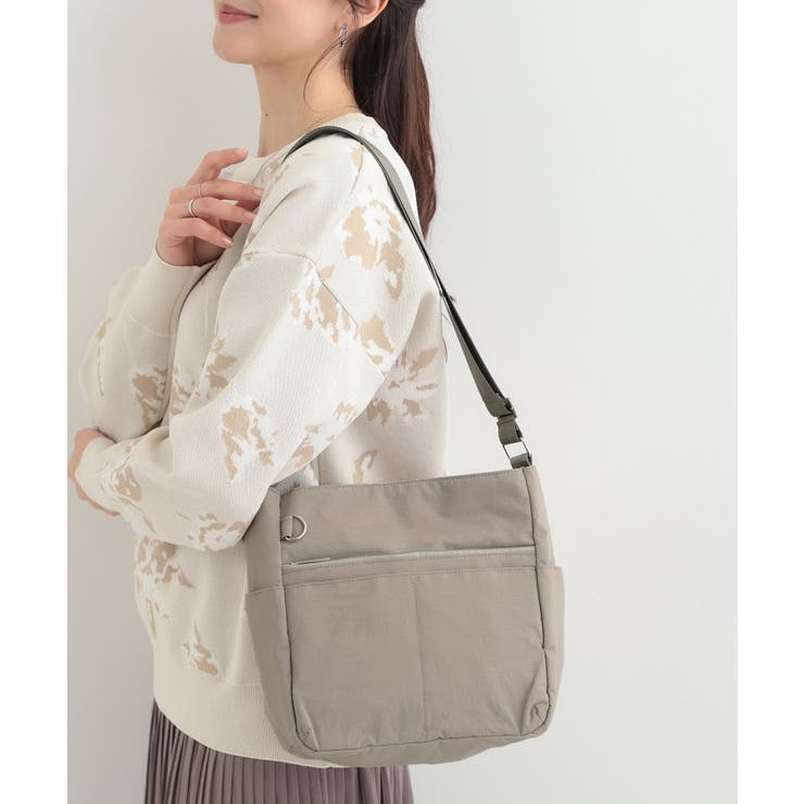 【撥水】収納力のある 10ポケットショルダーバッグ | SHOO・LA・RUE | 詳細画像5 