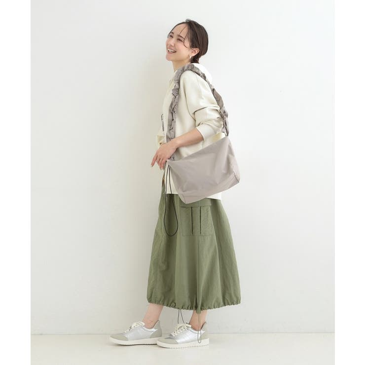 【撥水】ドロストギャザーショルダーバッグ | SHOO・LA・RUE | 詳細画像2 