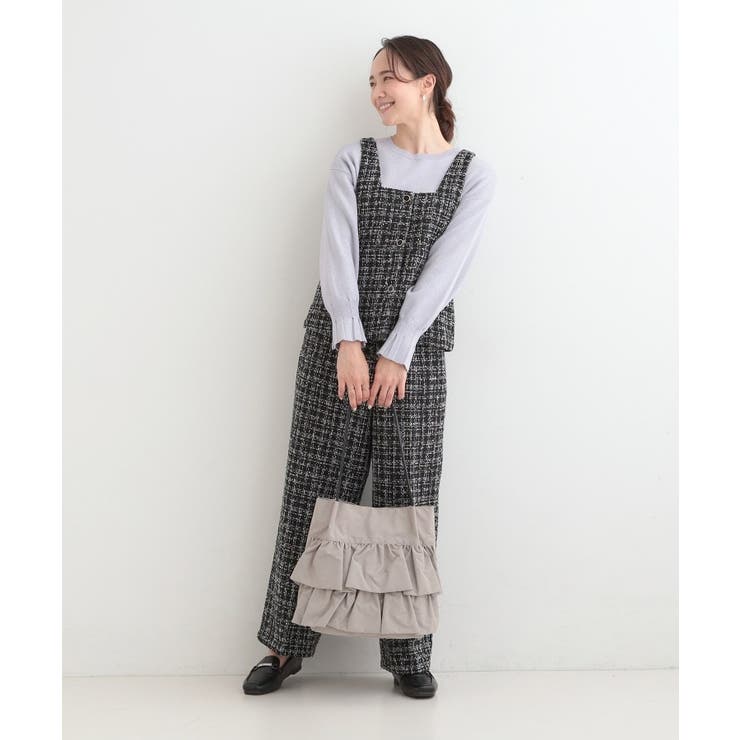 【撥水】つまみハンドルフリルトートバッグ | SHOO・LA・RUE | 詳細画像6 