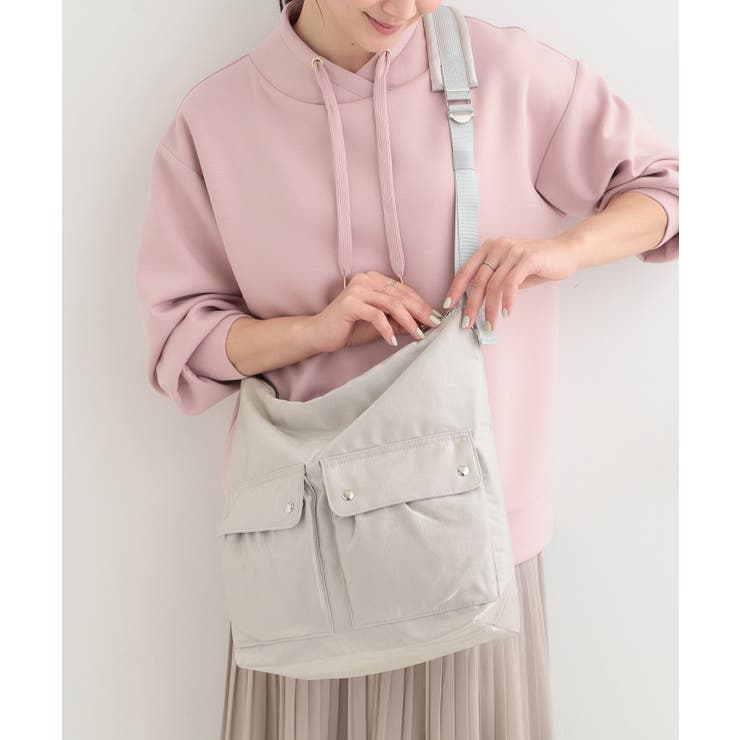 ダブルポケットワンショルダーバッグ | SHOO・LA・RUE | 詳細画像1 