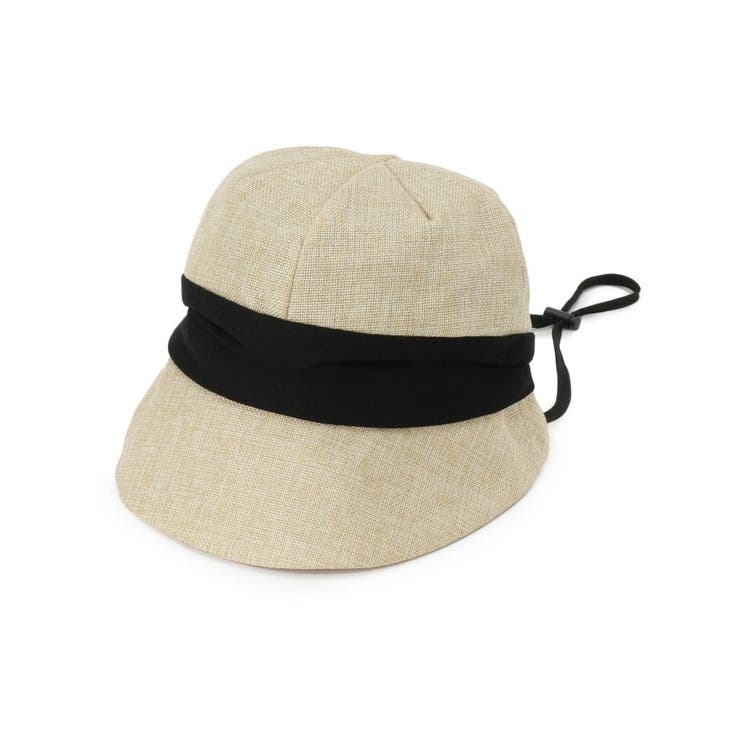 ライトベージュ(551) | リネンライク顔周りすっぽりキャスケット | SHOO・LA・RUE